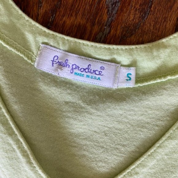 Bundle 6 * FRESH PRODUCE * 5 s/s T-SHIRTS + 1 slvls TANK * XS / S / M * SUMMER - Picture 7 of 15